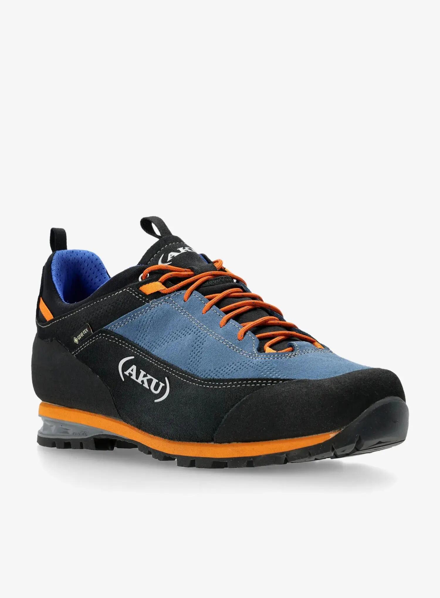 Scarpe - trekking - uomo - impermeabili - link gtx - blu/arancio 3/7
