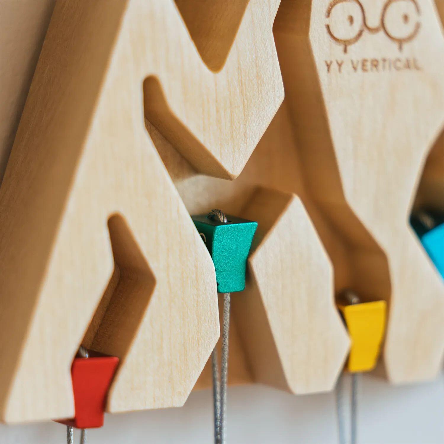 Wand-sleutelhouder Key Holder Mountain – kliminspiratie decor in esdoornhout 6/7