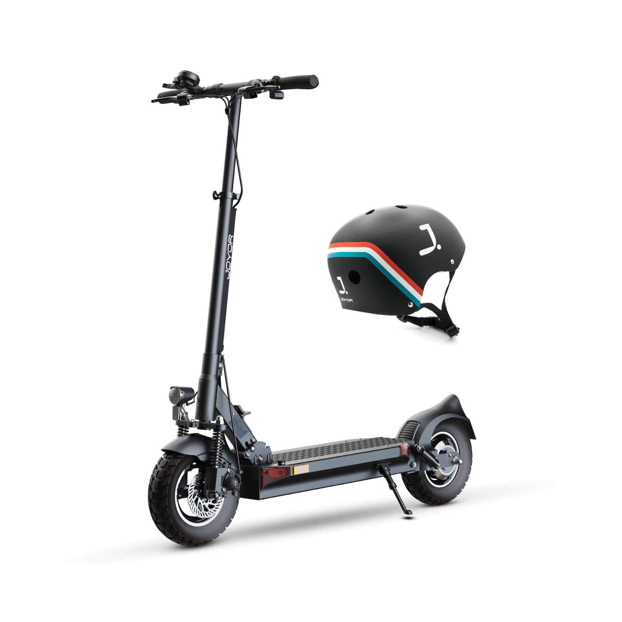 Patinete elétrico joyor y8s abe preto + capacete e