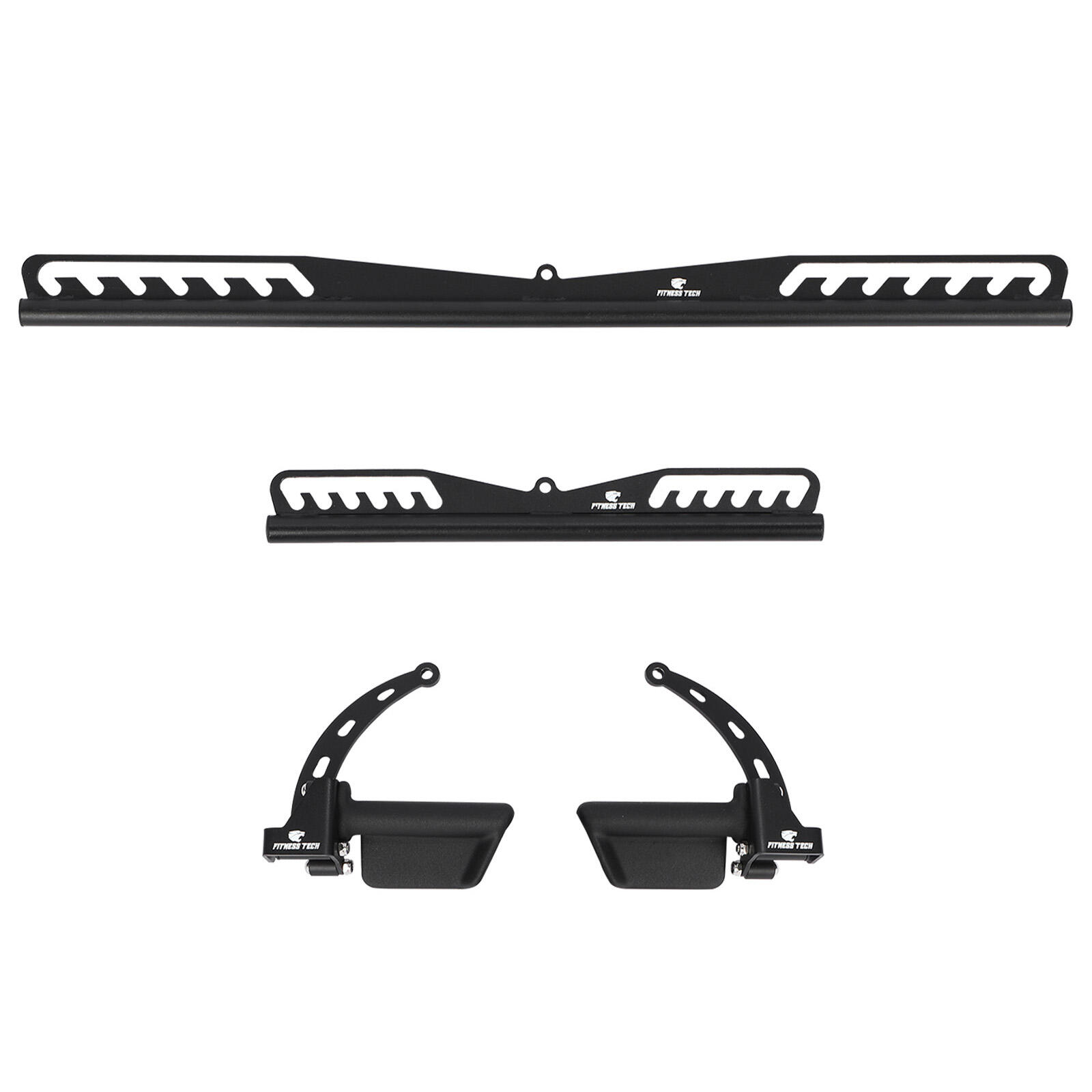 FITNESS TECH Juego de 2 Agarres para Poleas Ajustables Fitness Tech