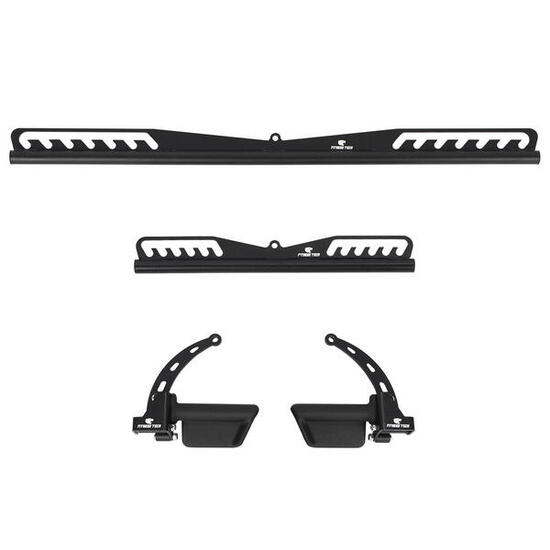 Lot de 2 Poignées Réglables pour Poulies Fitness Tech