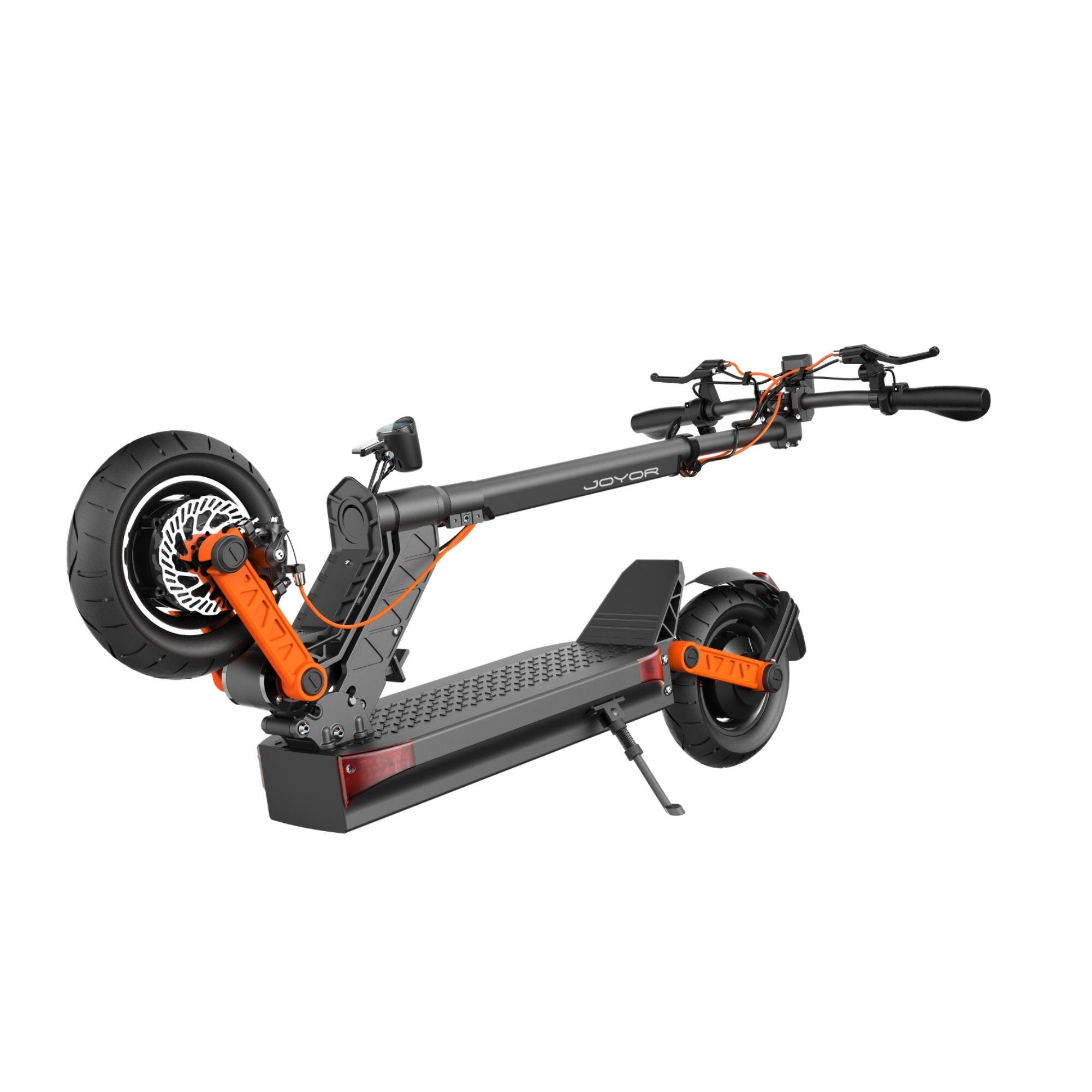 Joyor S5-Z Zwarte Elektrische Step voor Volwassenen + helm 3/8