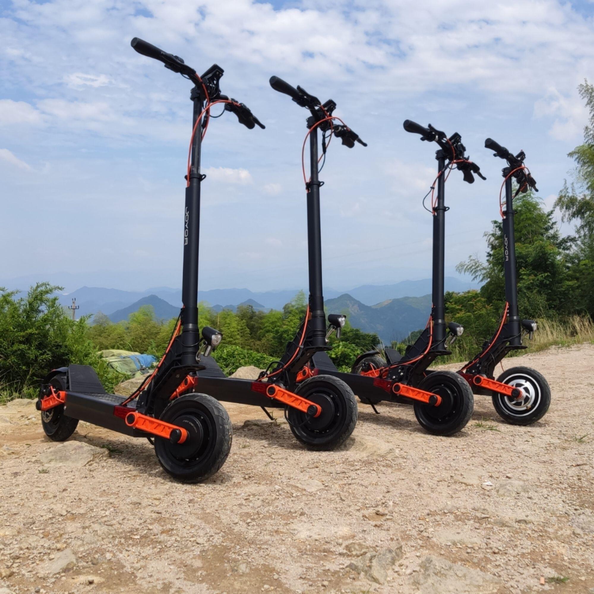 Joyor S5-Z Zwarte Elektrische Step voor Volwassenen + helm 5/8