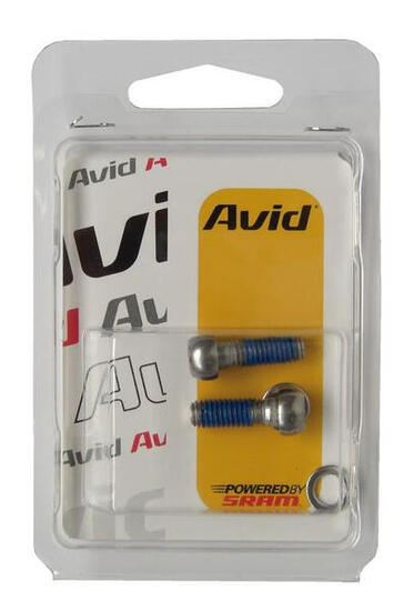 Avid vis pour adaptateur de frein à disque 00.5318.005.000 inox 2 pièces