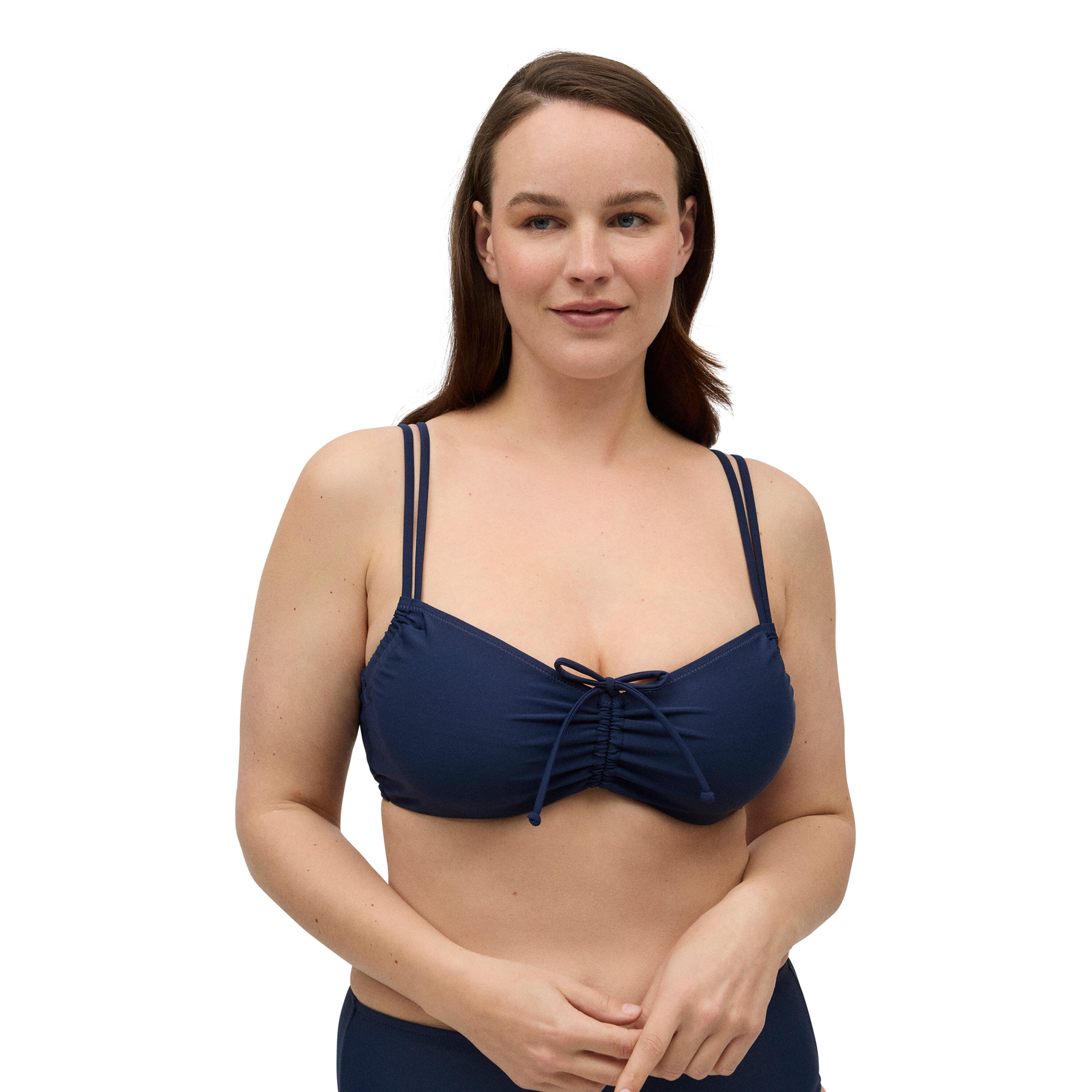 YSABEL MORA Top bikini reductor marino copas grandes D y F