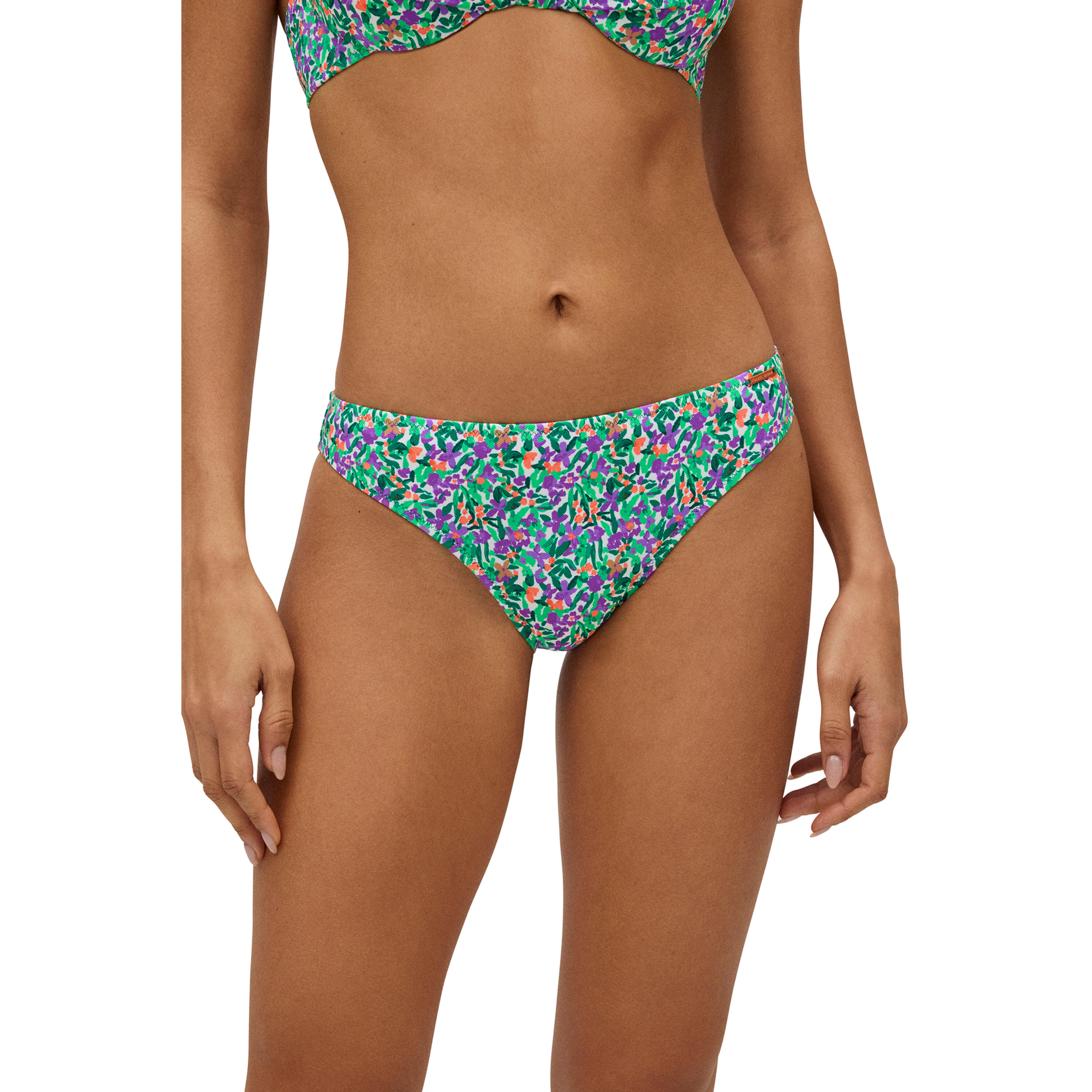 YSABEL MORA Braga bikini estampada micropiqué