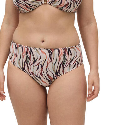 Braga bikini reductora alta estampada
