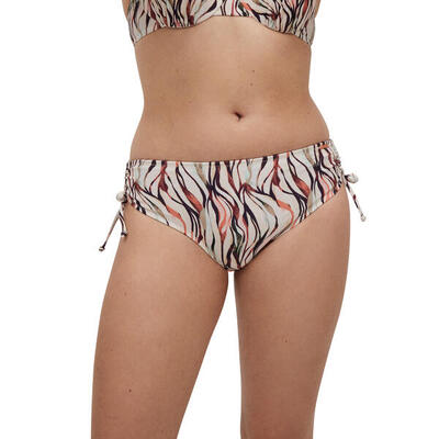 Braga bikini reductora midi lateral ajustable estampada