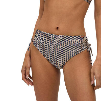 Braga bikini reductora midi estampada con brillo
