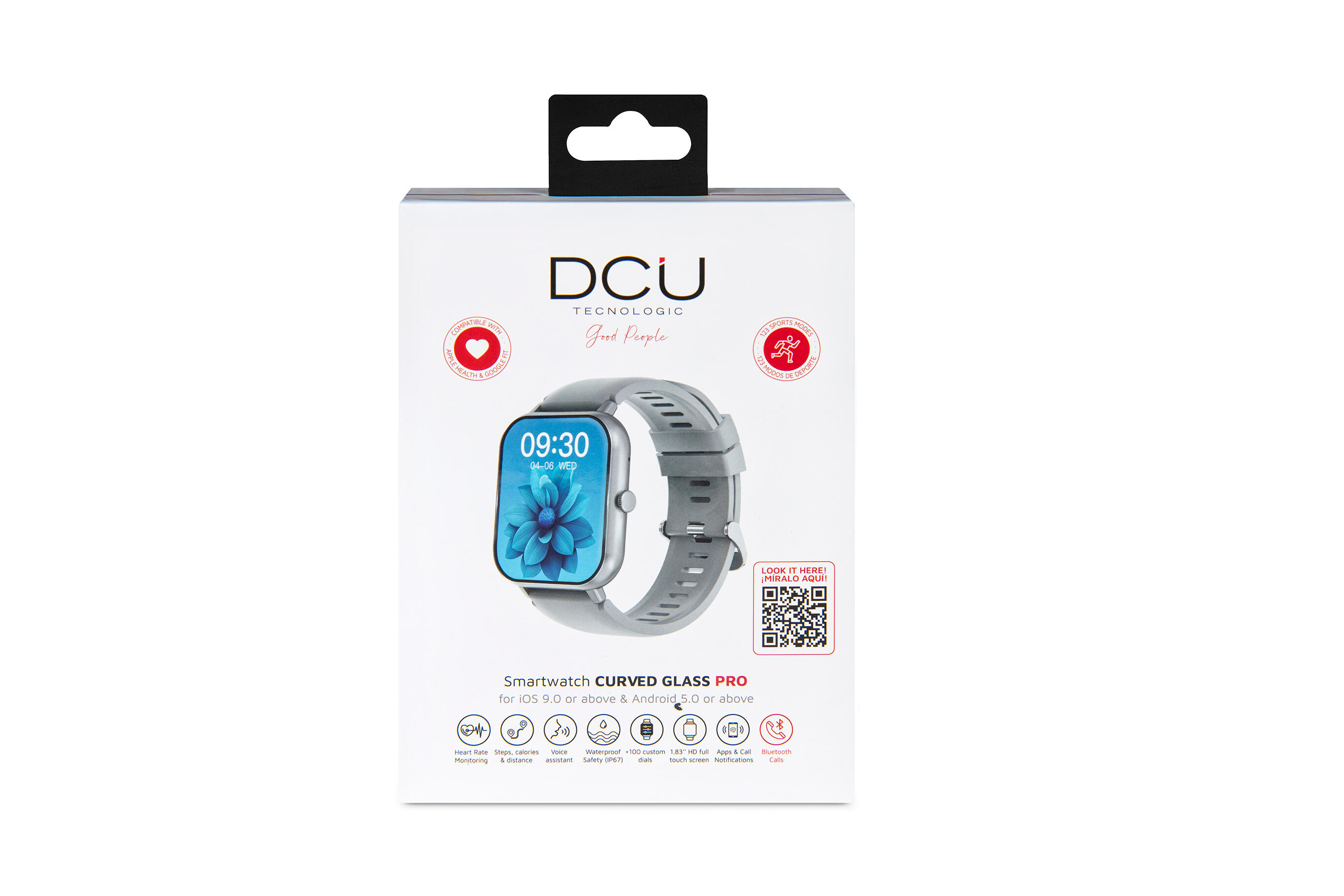 Smartwatch DCU CURVED GLASS PRO Gris 5/6