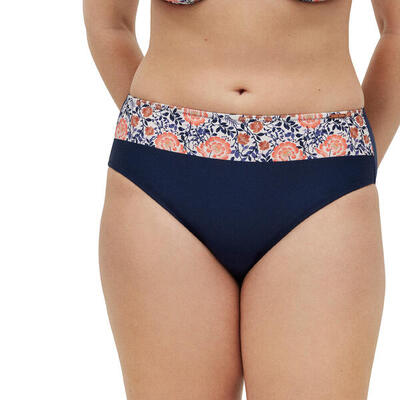 Braga bikini reductora alta detalle floral