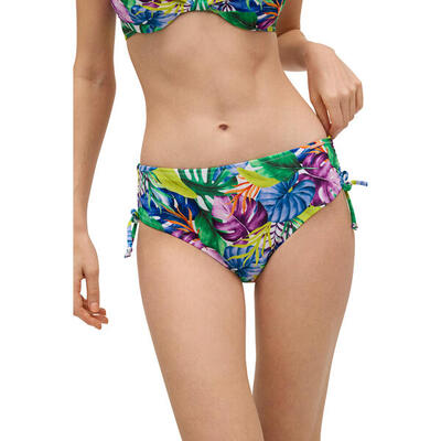 Braga bikini reductora midi estampado tropical
