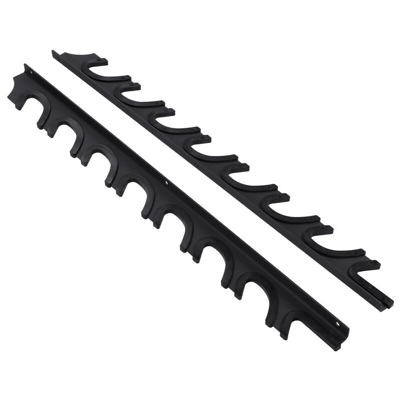 Rack Mural pour 8 Barres Olympiques Fitness Tech
