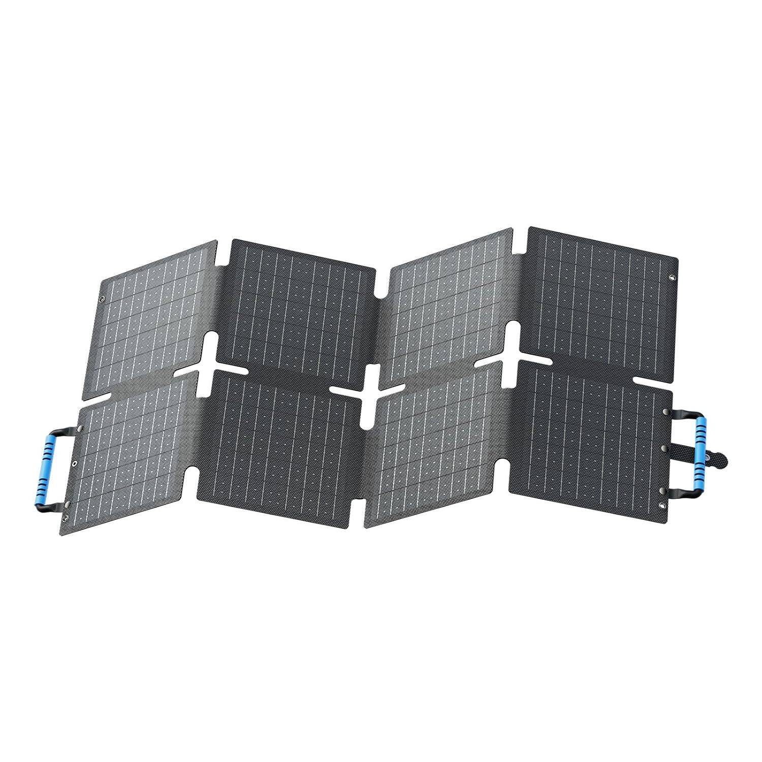 Painel solar bluetti 60w para gerador solar, dobrável para caminhadas