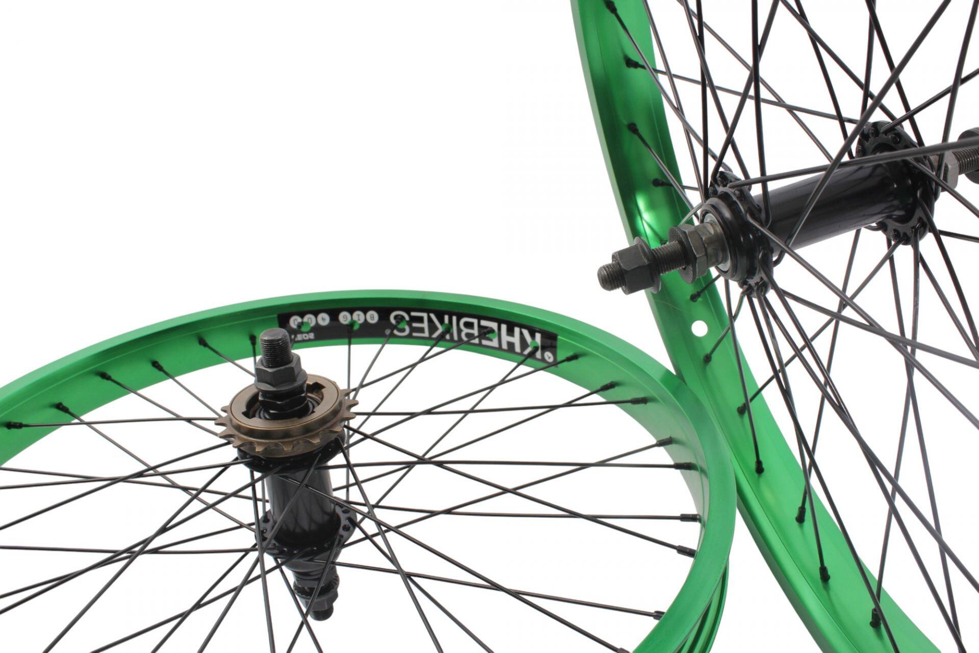 BMX Wielset KHE PRISM 20 inch groen 5/7