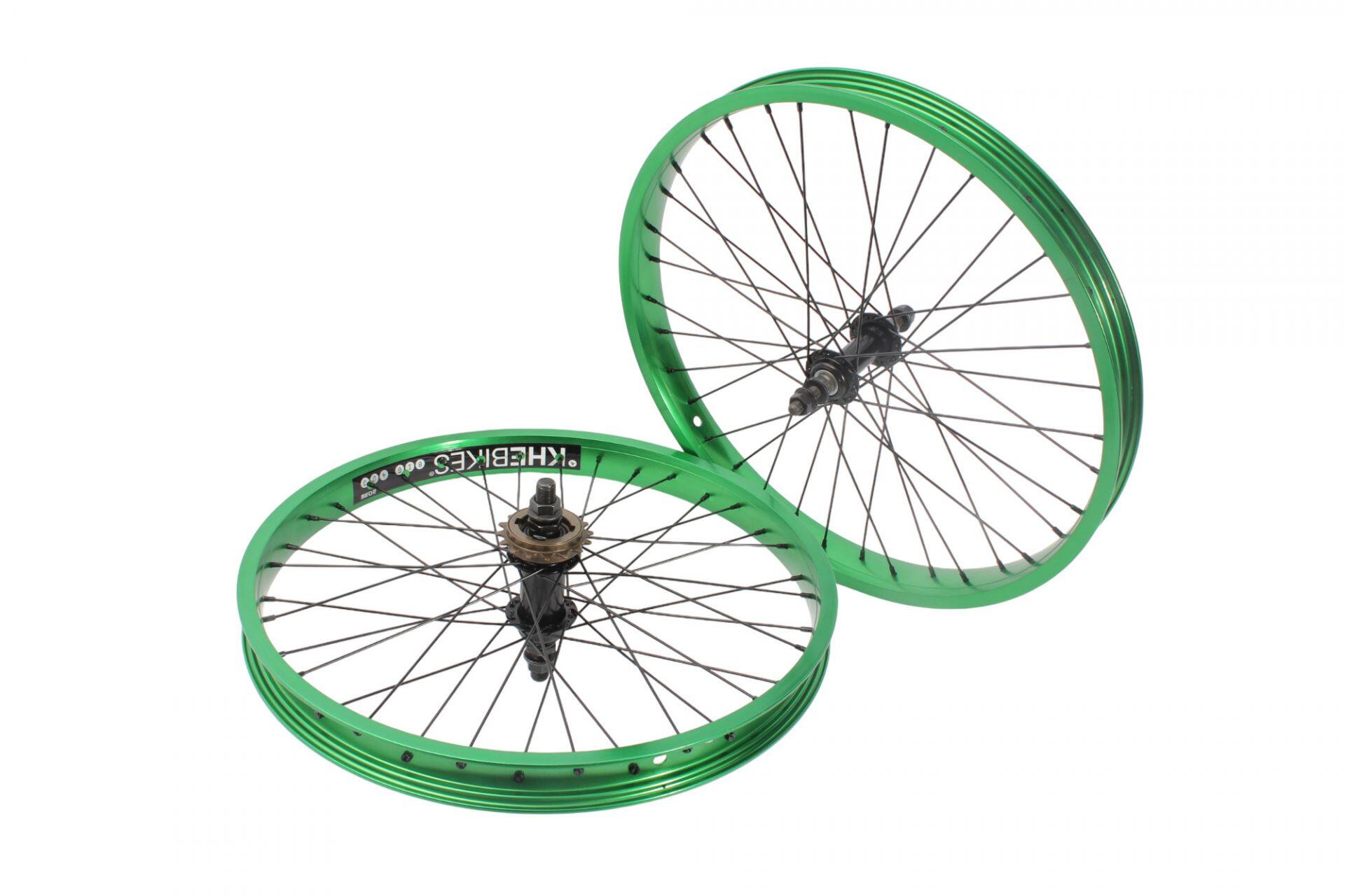 BMX Wielset KHE PRISM 20 inch groen 3/7