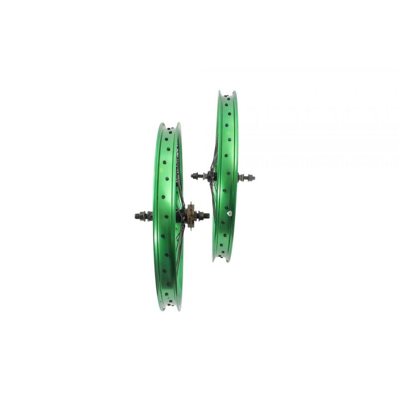 Set roți BMX KHE PRISM 20 inch verde