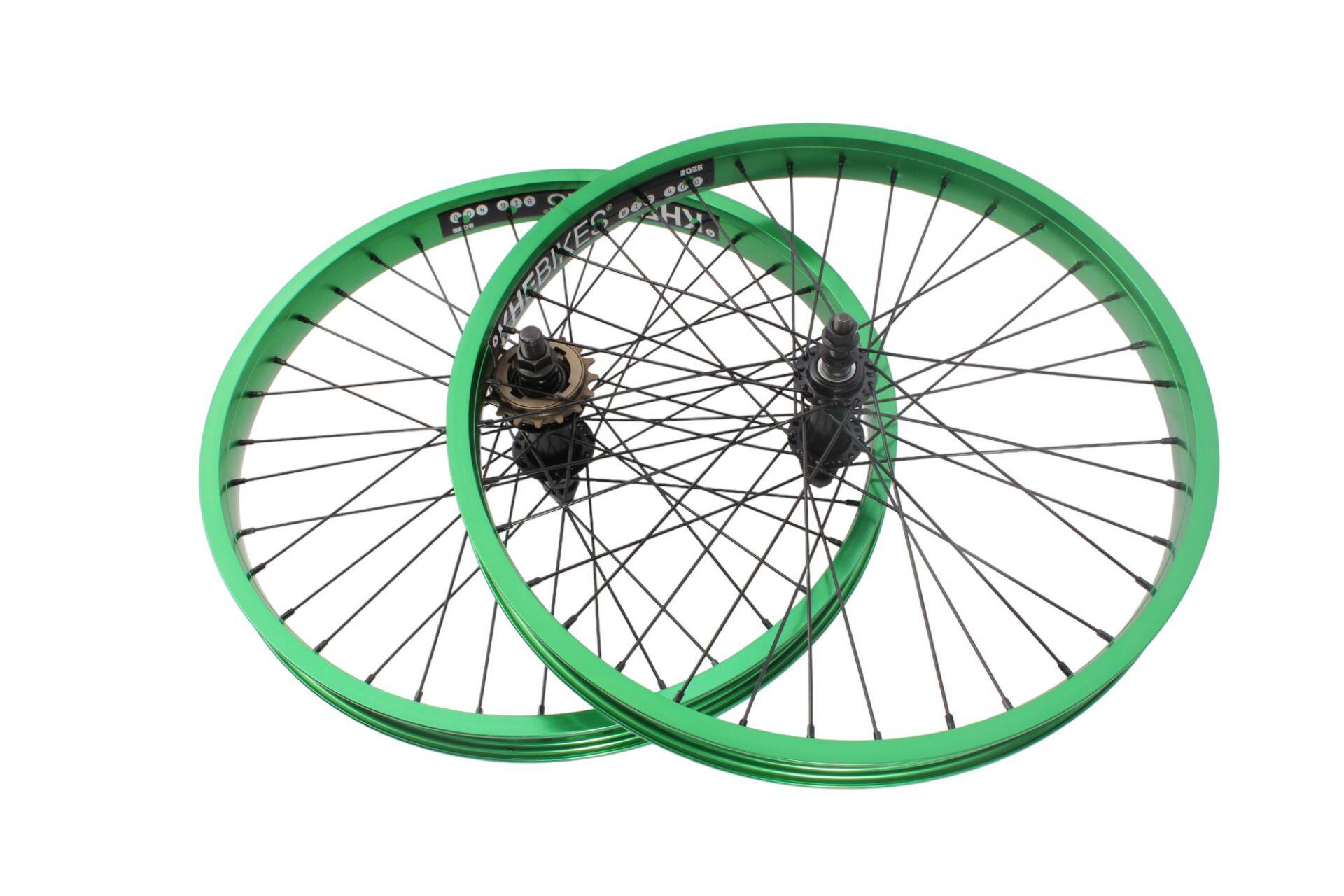 BMX Wielset KHE PRISM 20 inch groen 7/7