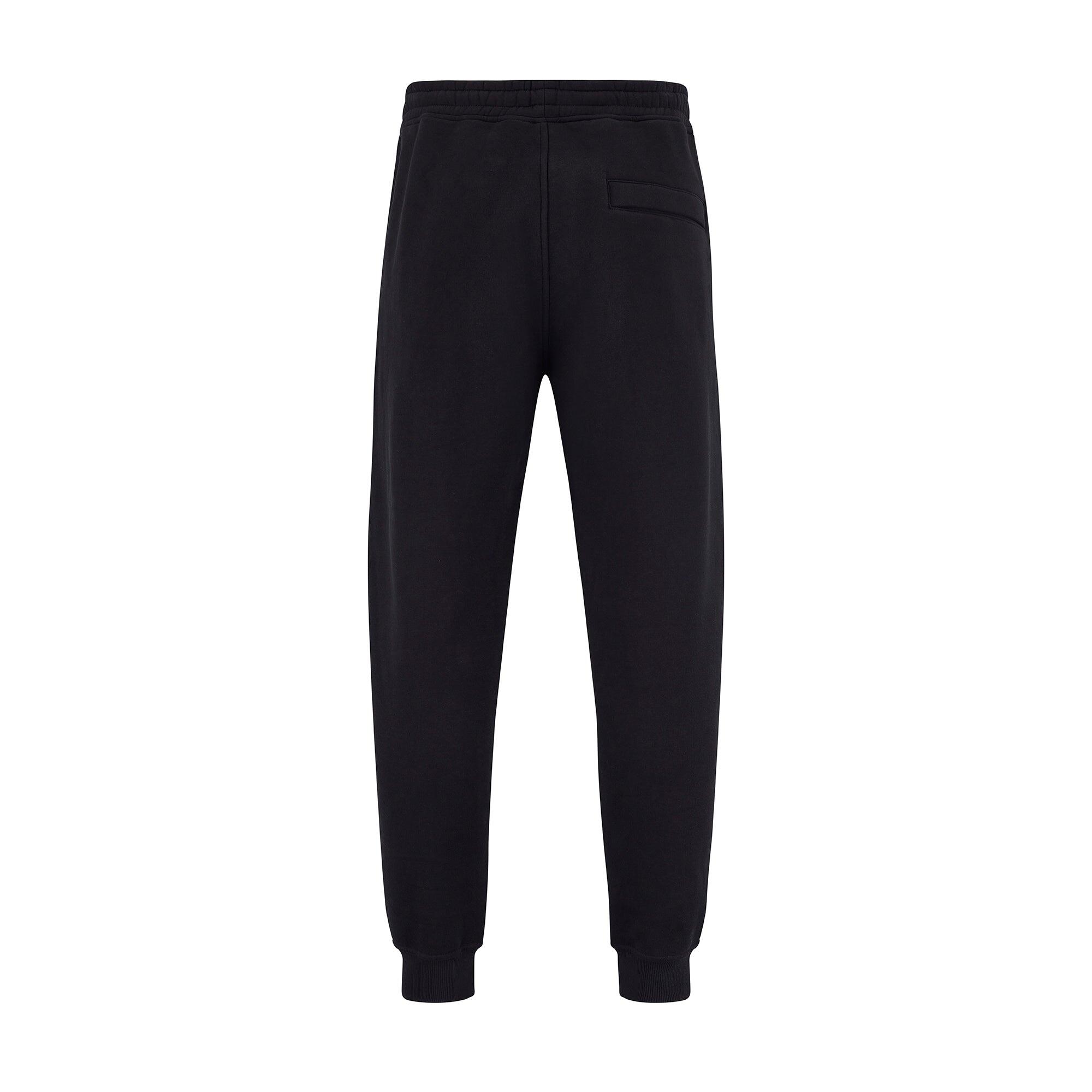 Men's Premium Black Joggers - Heavyweight Cotton Blend 3/3