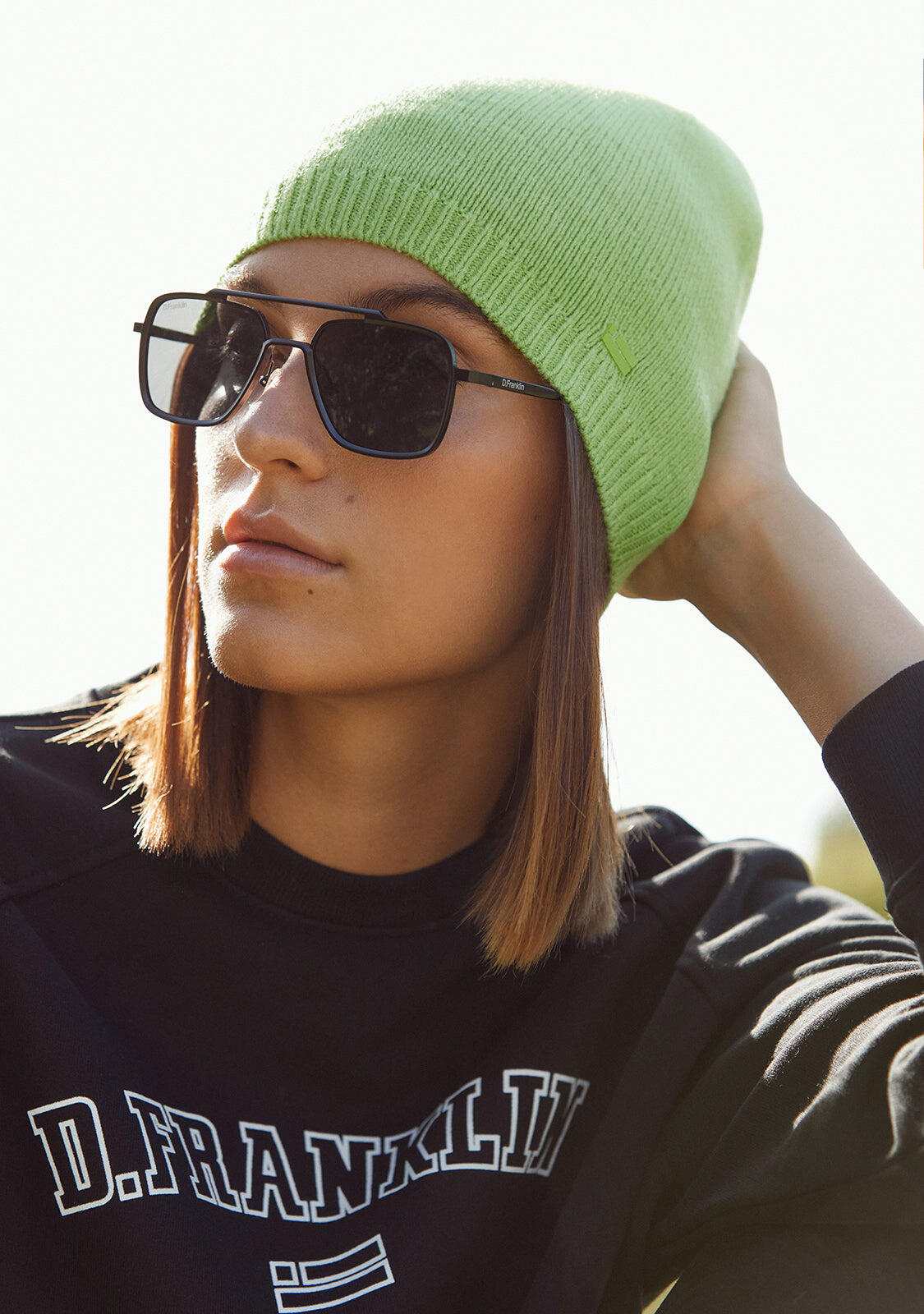 Gorro Nordic Bomb Slouch Beanie Verde D.Franklin 3/4