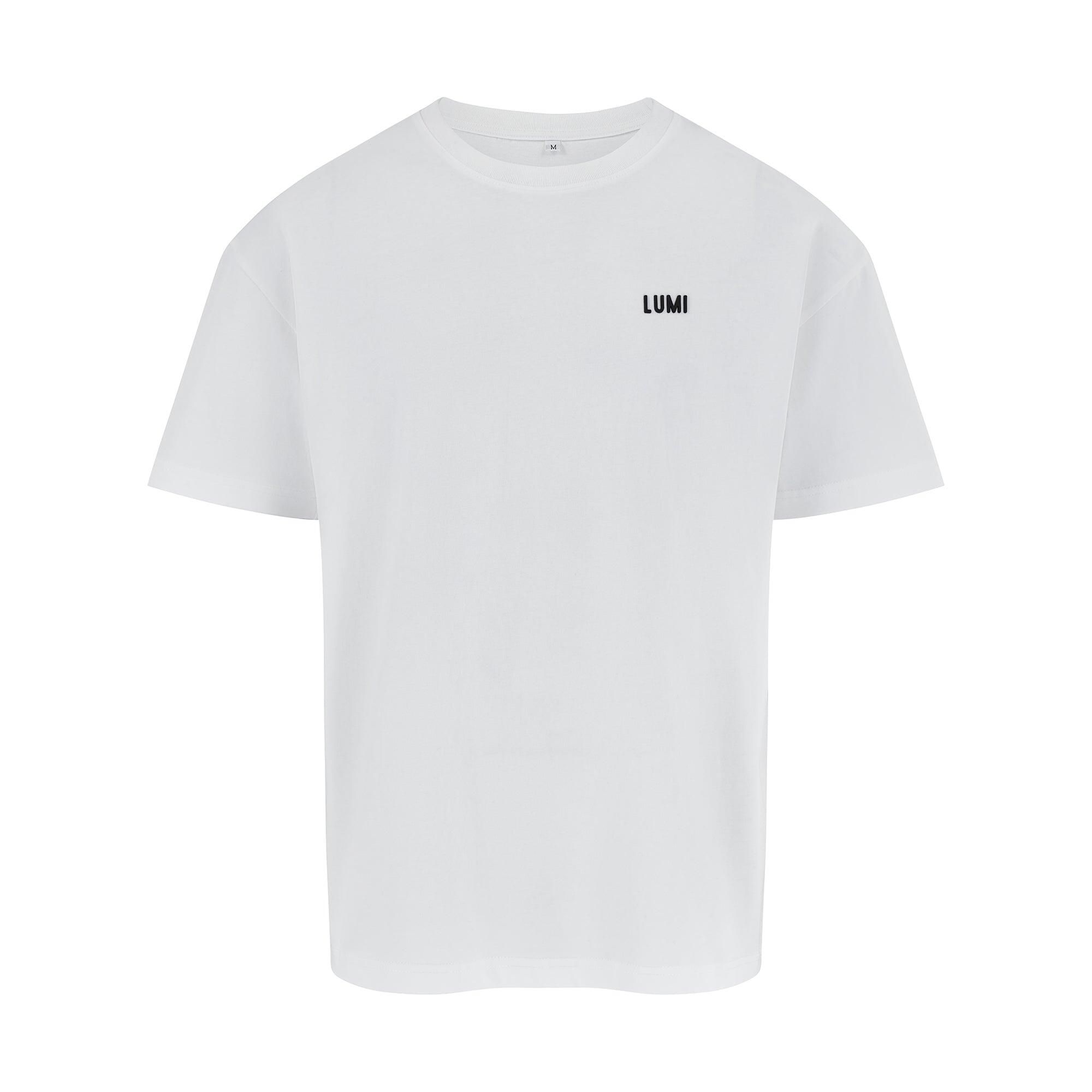 LUMI Men's LUMI Cold Club White T-Shirt - Premium 230gsm 100% Cotton
