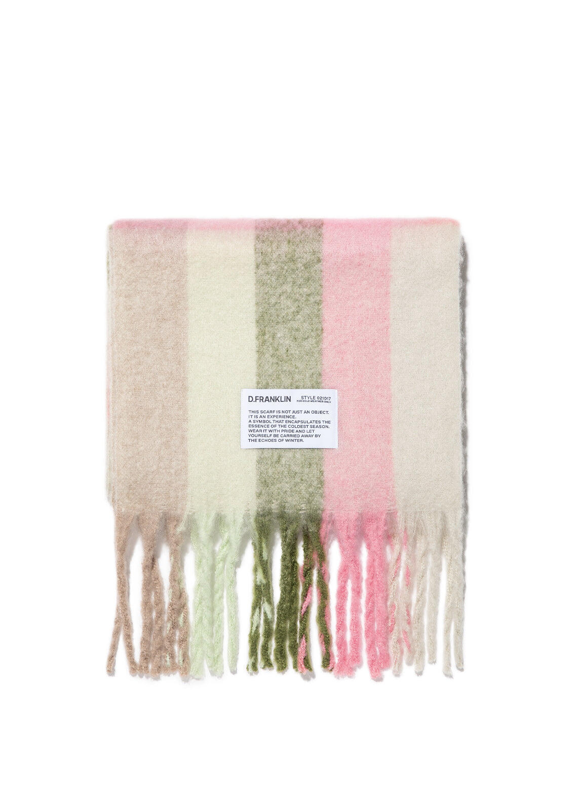 Sciarpa D. Franklin Nordic Bomb Plaid Scarf 2/5