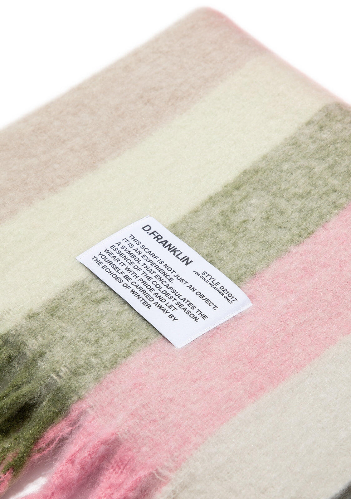 Sciarpa D. Franklin Nordic Bomb Plaid Scarf 3/5