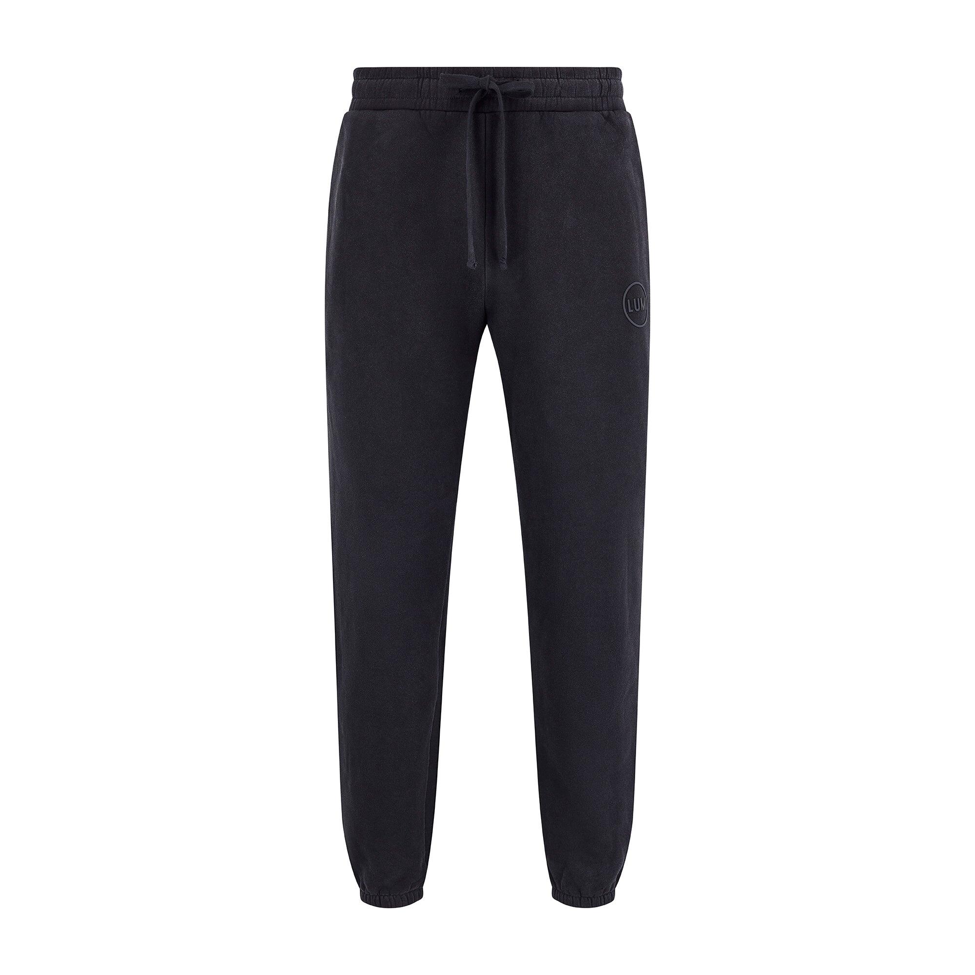 LUMI Women's Premium Black Wash Joggers - 330gsm Cotton Blend