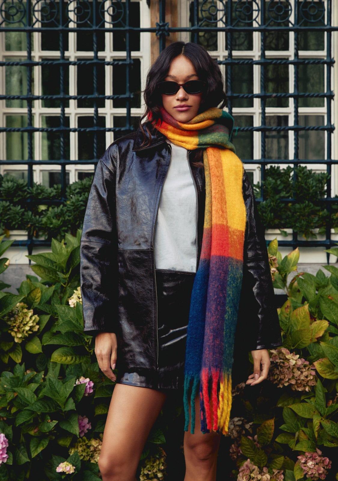 Sciarpa D. Franklin Nordic Bomb Plaid Scarf 5/5