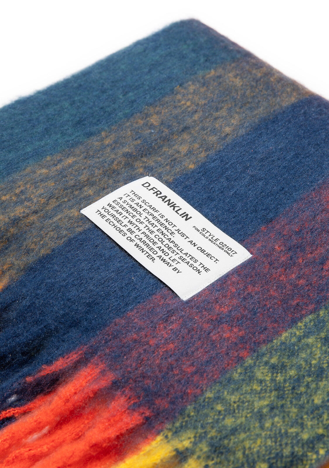 Sciarpa D. Franklin Nordic Bomb Plaid Scarf 3/5