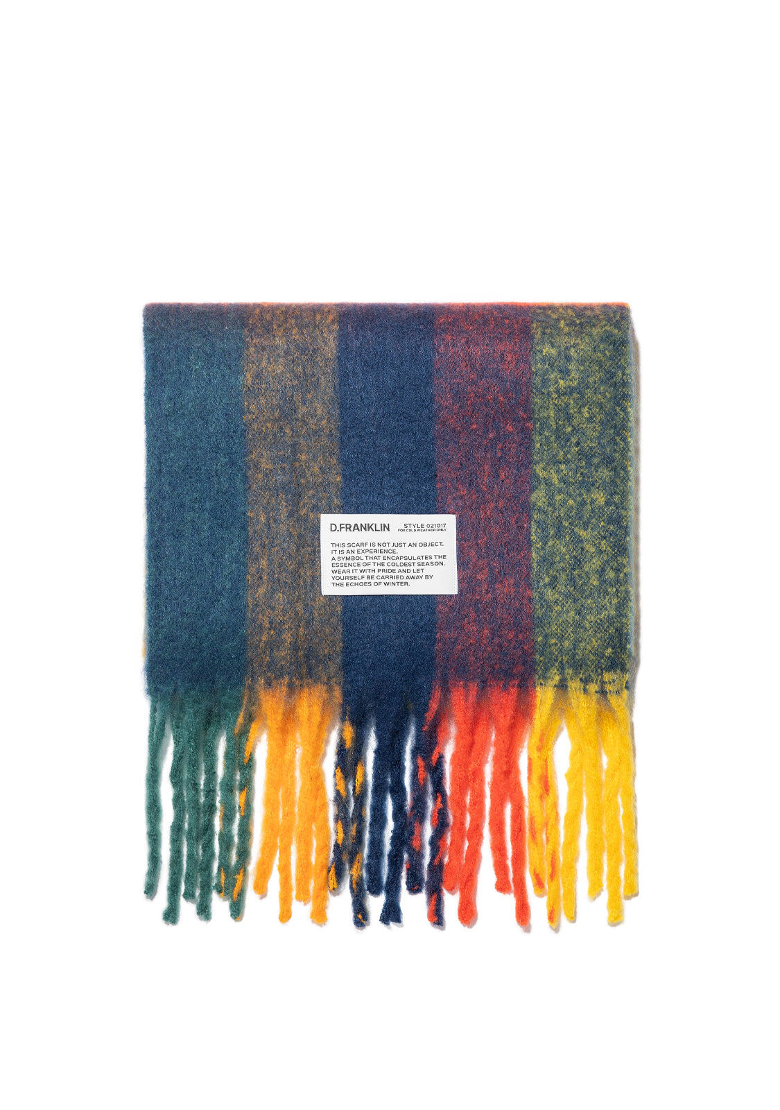 Sciarpa D. Franklin Nordic Bomb Plaid Scarf 2/5
