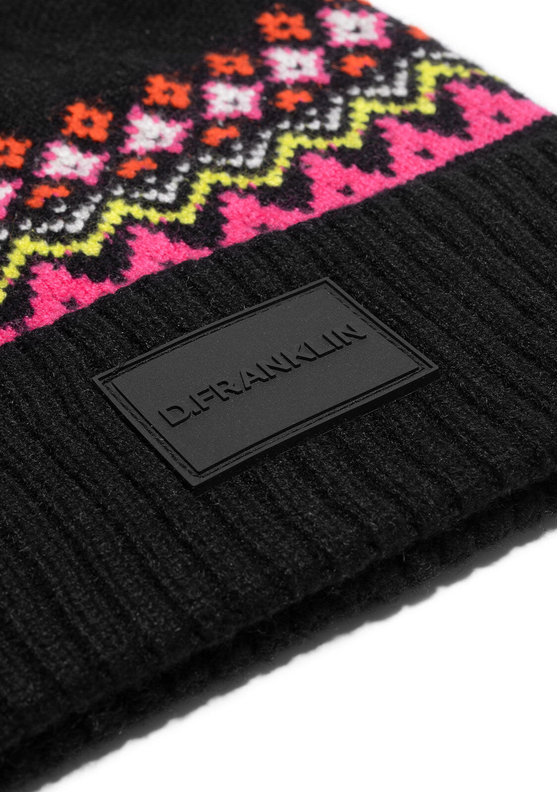 Gorro Nordic TRK Fair Isle Beanie Negro D.Franklin 2/2