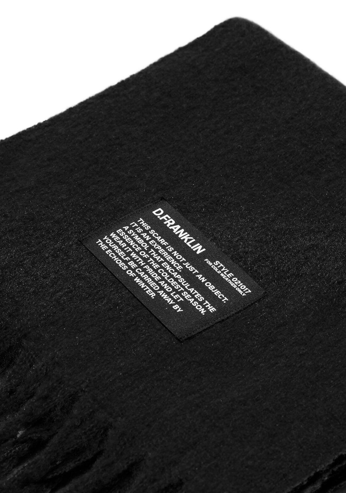 Bufanda Nórdica Color Negro 3/4