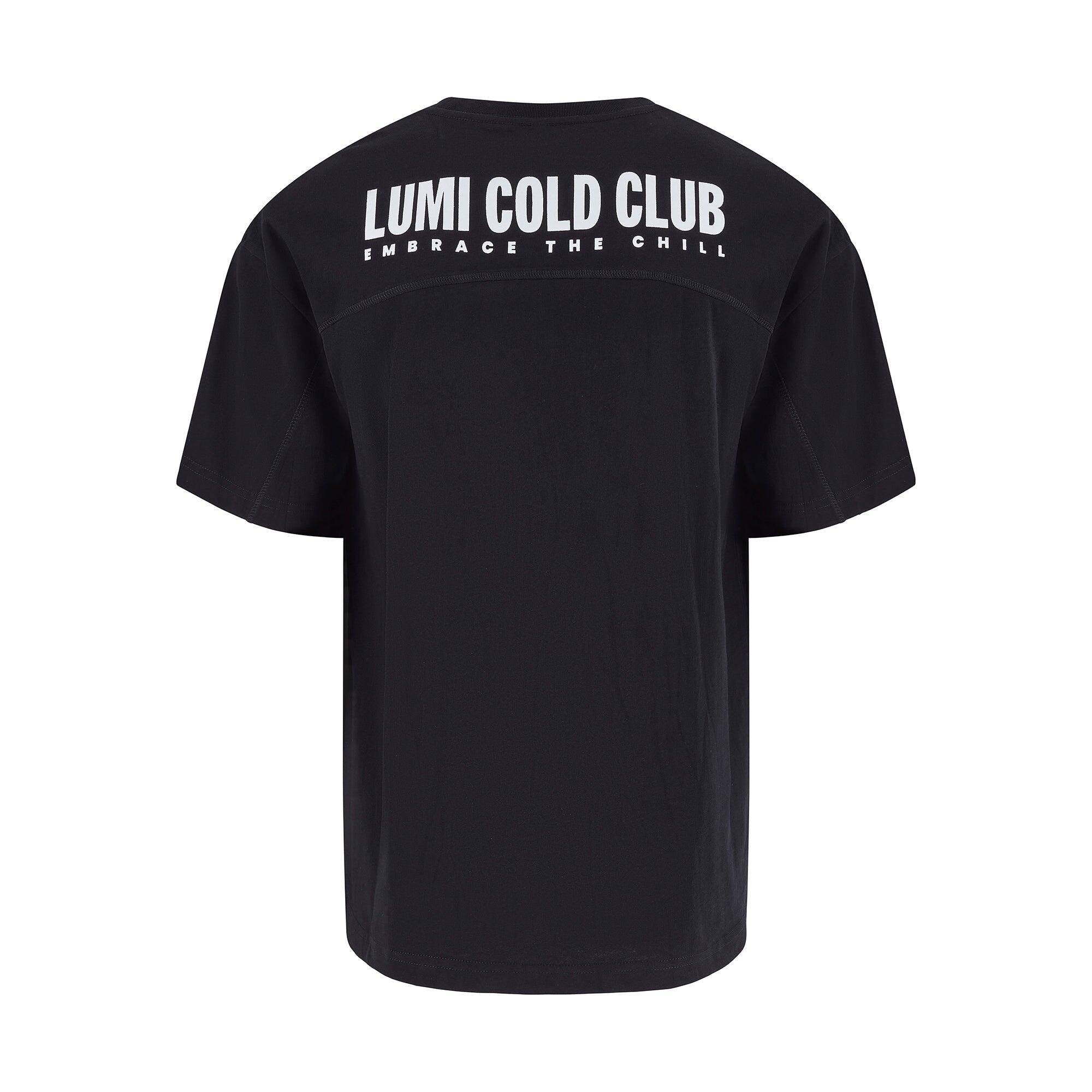 Men's Cold Club Black T-Shirt - Premium 230gsm 100% Cotton 3/3