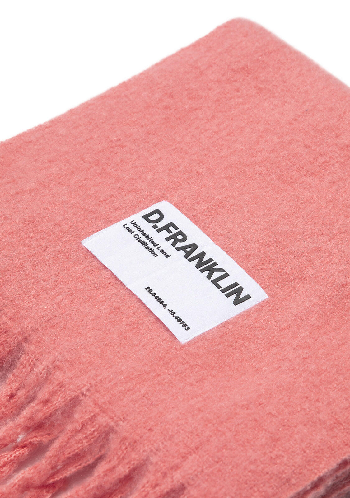 Bufanda Nórdica Color Coral 3/4