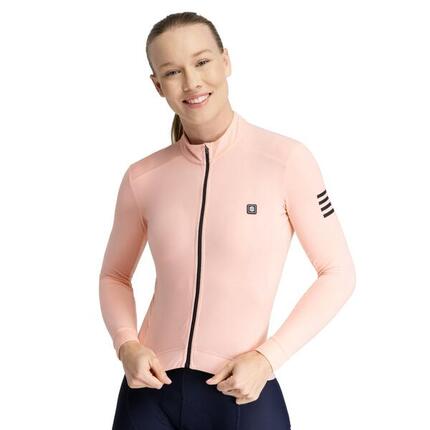 Maillot vélo thermique femme Cyclisme SRX M4 Danseuse Pêche Rosée