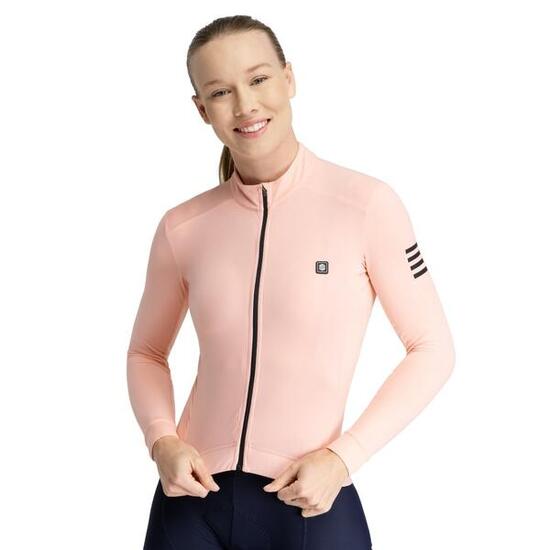 Maillot vélo thermique femme Cyclisme SRX M4 Danseuse Pêche Rosée