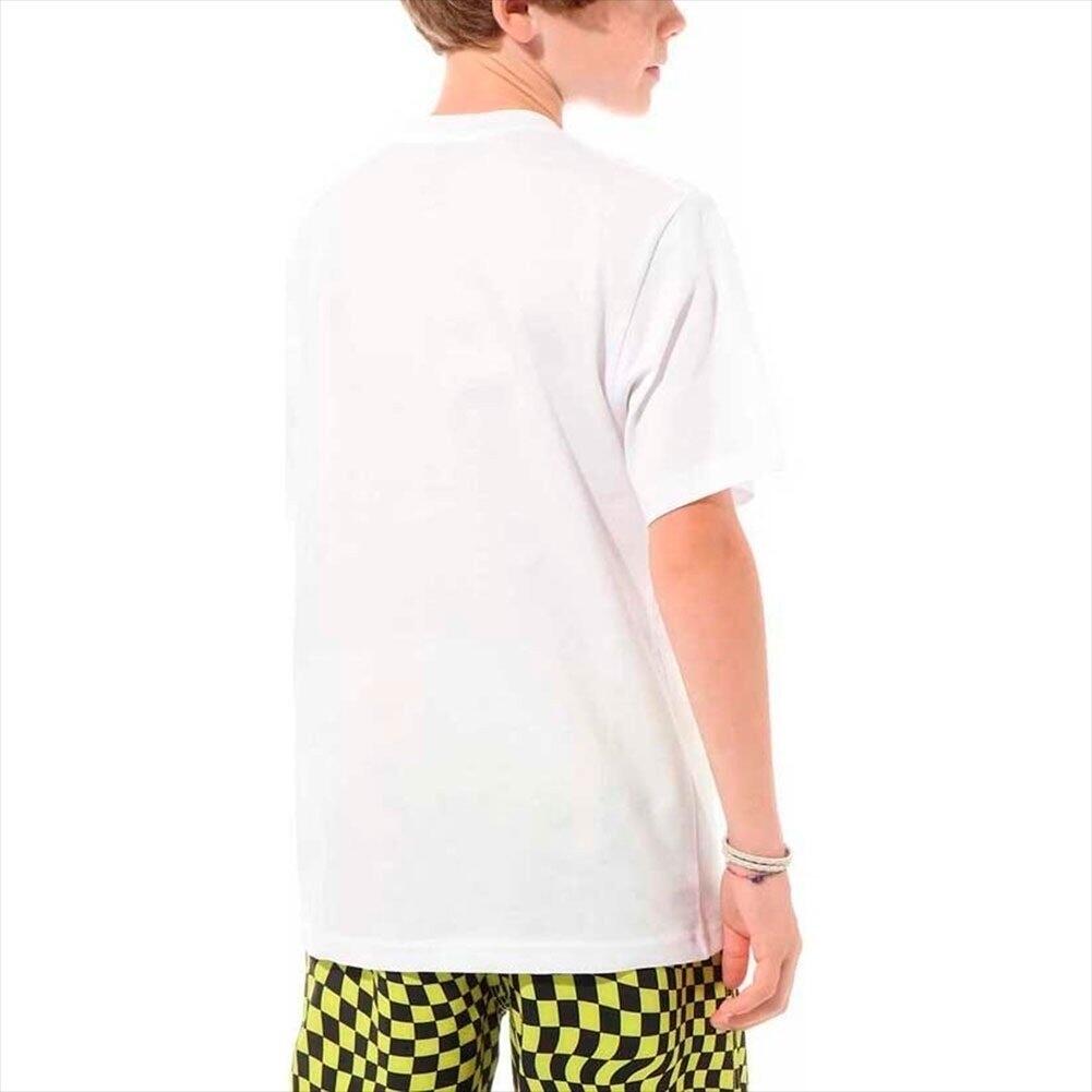 T-shirt Vans Left Chest Tee Bo, Wit, Kinderen 3/4