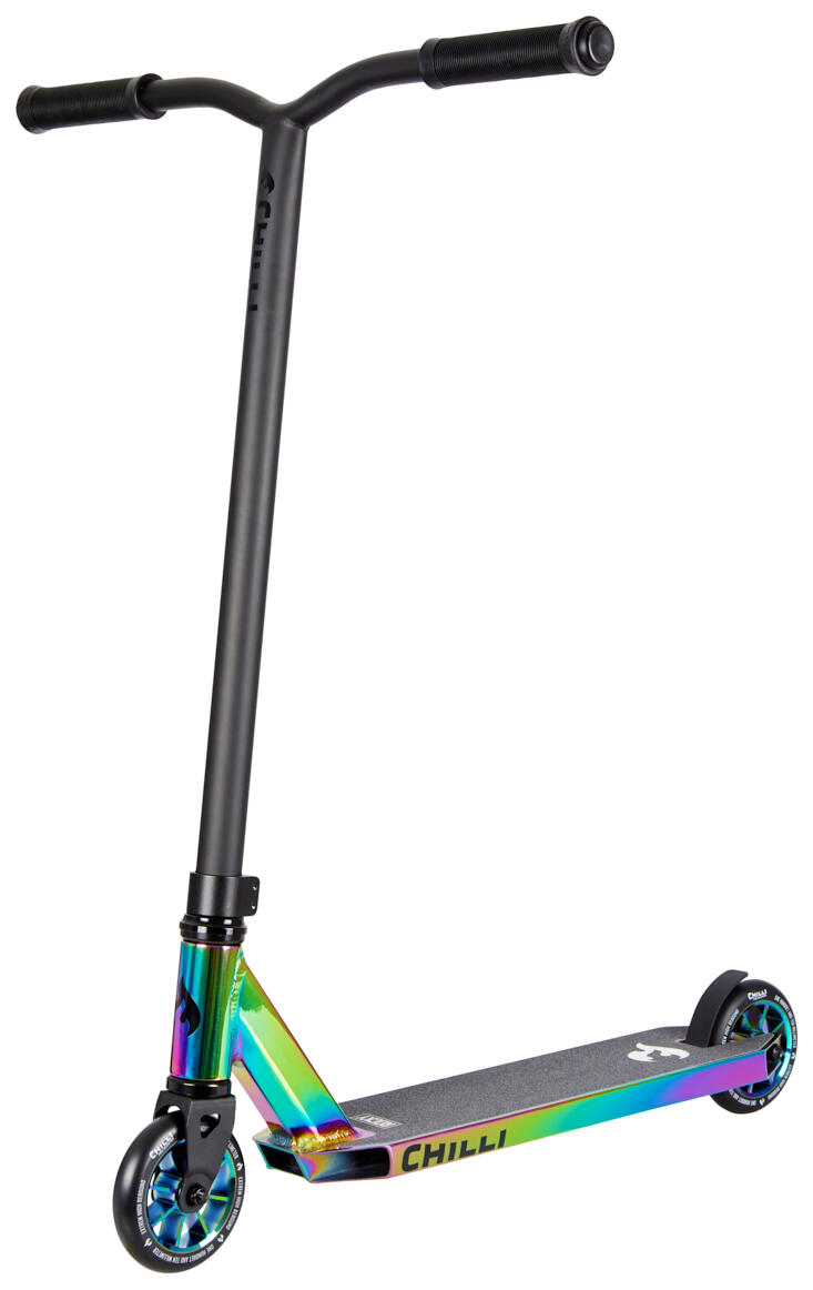 Chilli Pro Base Rocky Stunt-scooter H=82cm neochrome + Fantic26 Griptape 4/7