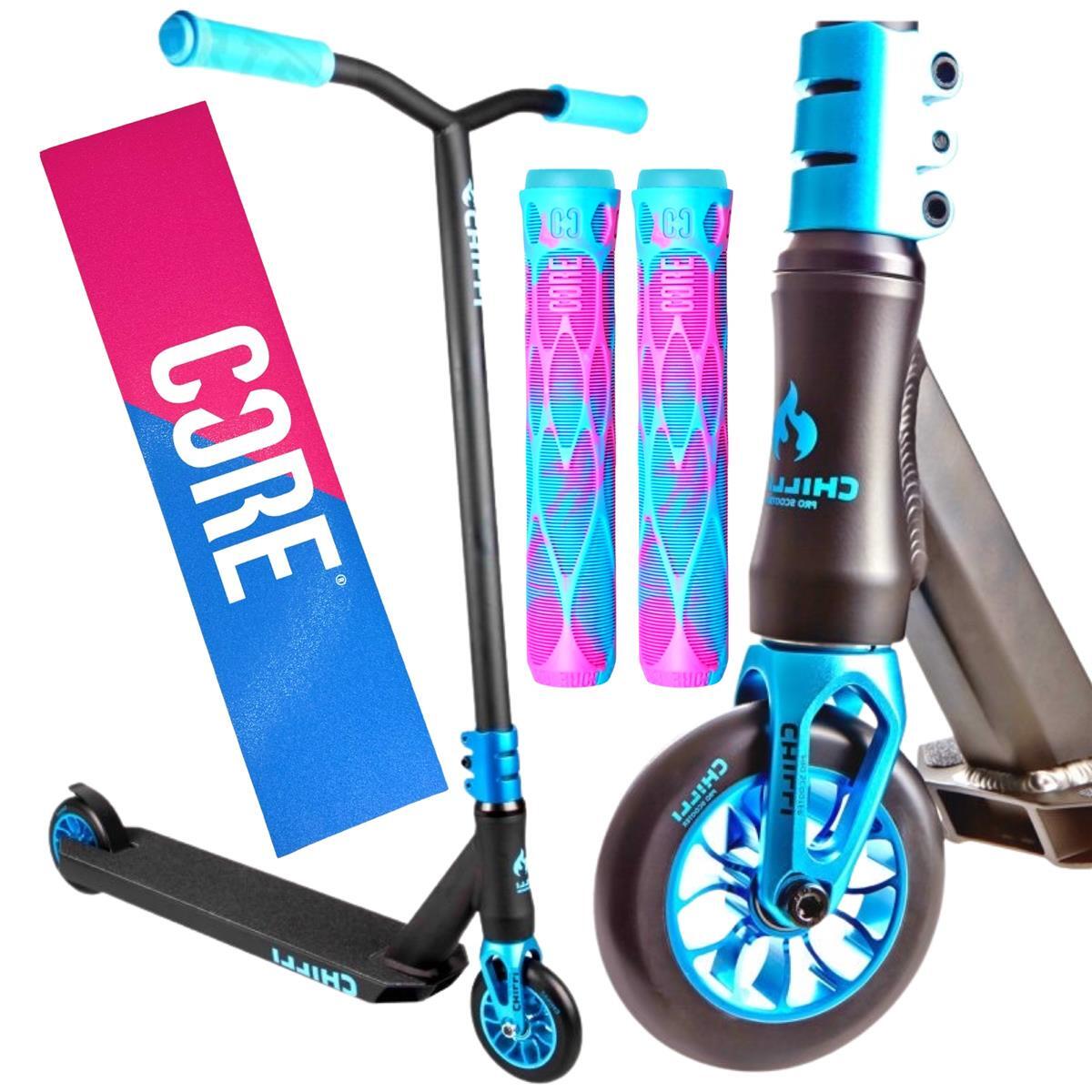 Chilli Pro Reaper Stunt-scooter H=84cm Wave Blau Core Refresher Custom 3/6