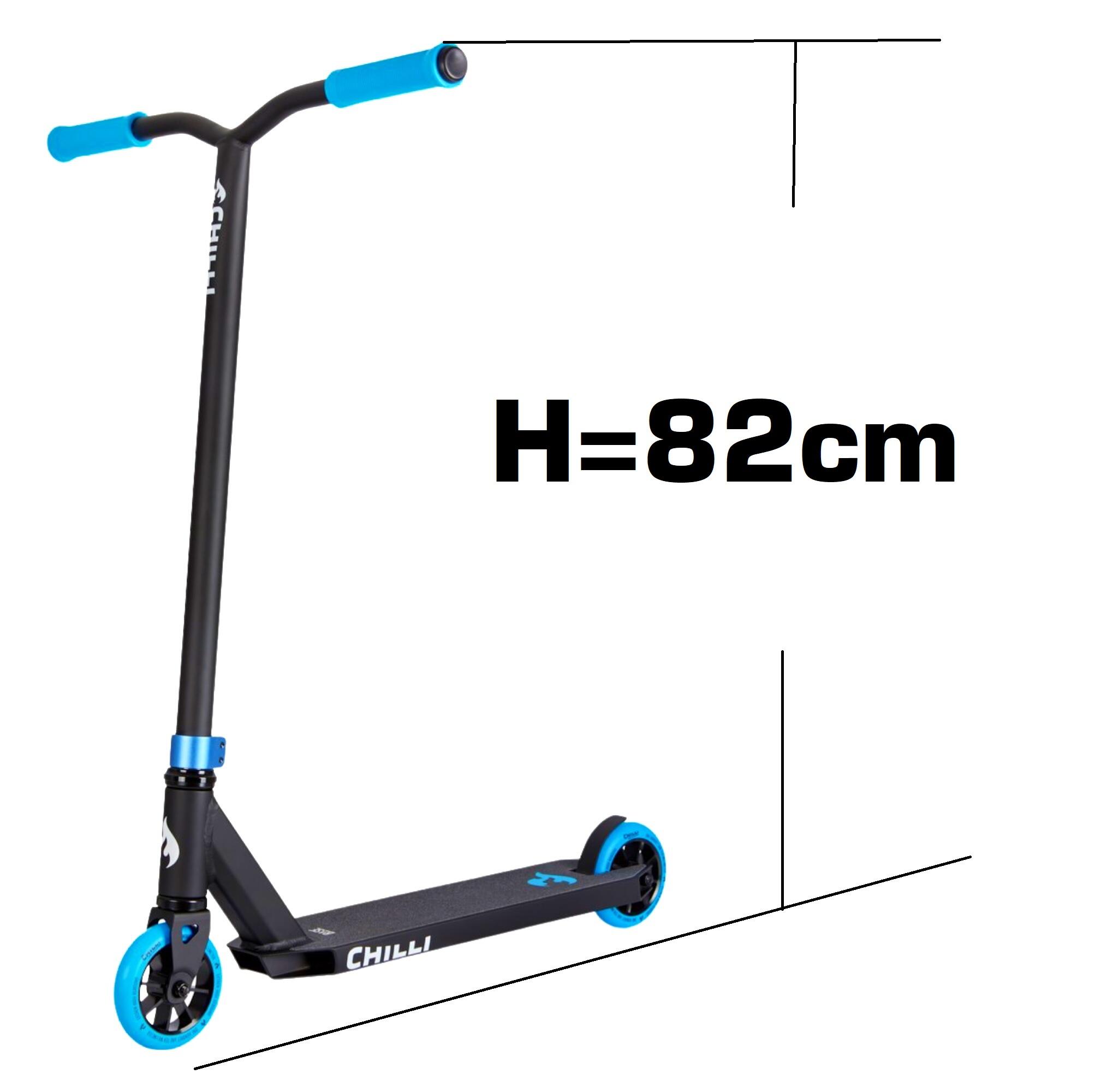 Chilli Pro Base Stunt-scooter H=82cm schwarz / blau + Fantic26 Griptape 4/4