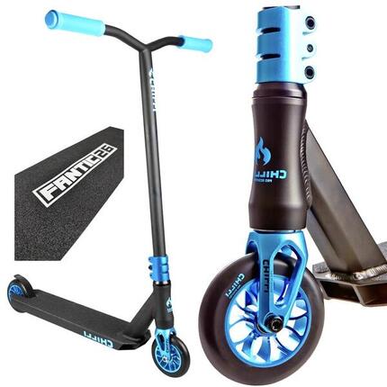 Chilli Pro Reaper Stunt-scooter Wave Blau + Fantic26 Griptape