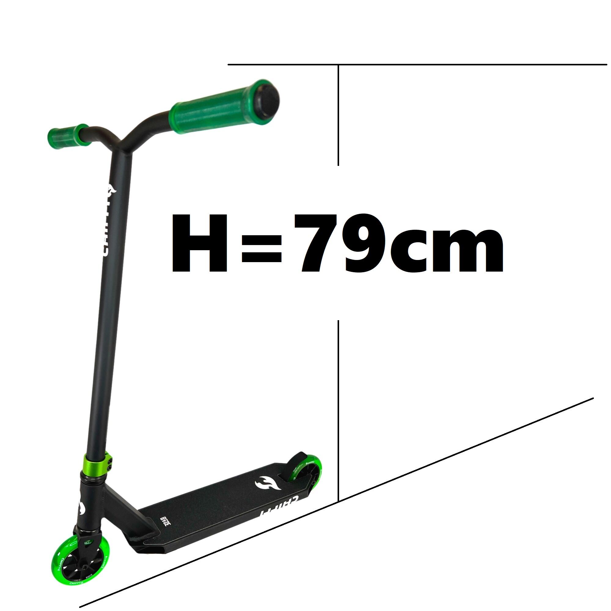 Chilli Pro Base S Stunt-Scooter H=79cm Schwarz/Grün 2/7