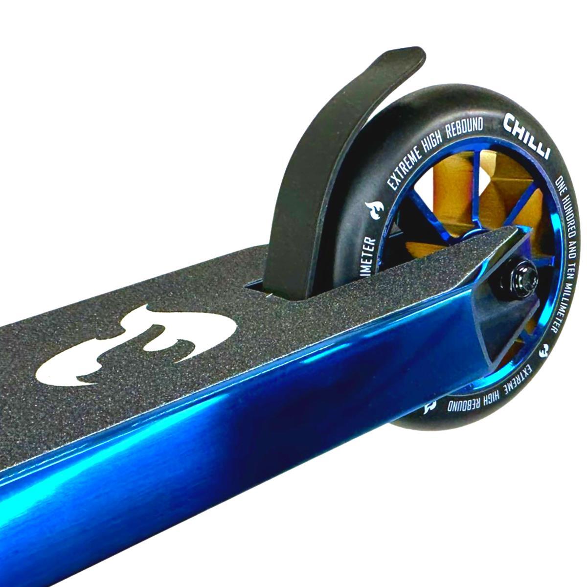 Chilli Pro Rocky Vol.3 Stunt-Scooter H=82cm Schwarz/Blauchrome  + Griptape 5/7