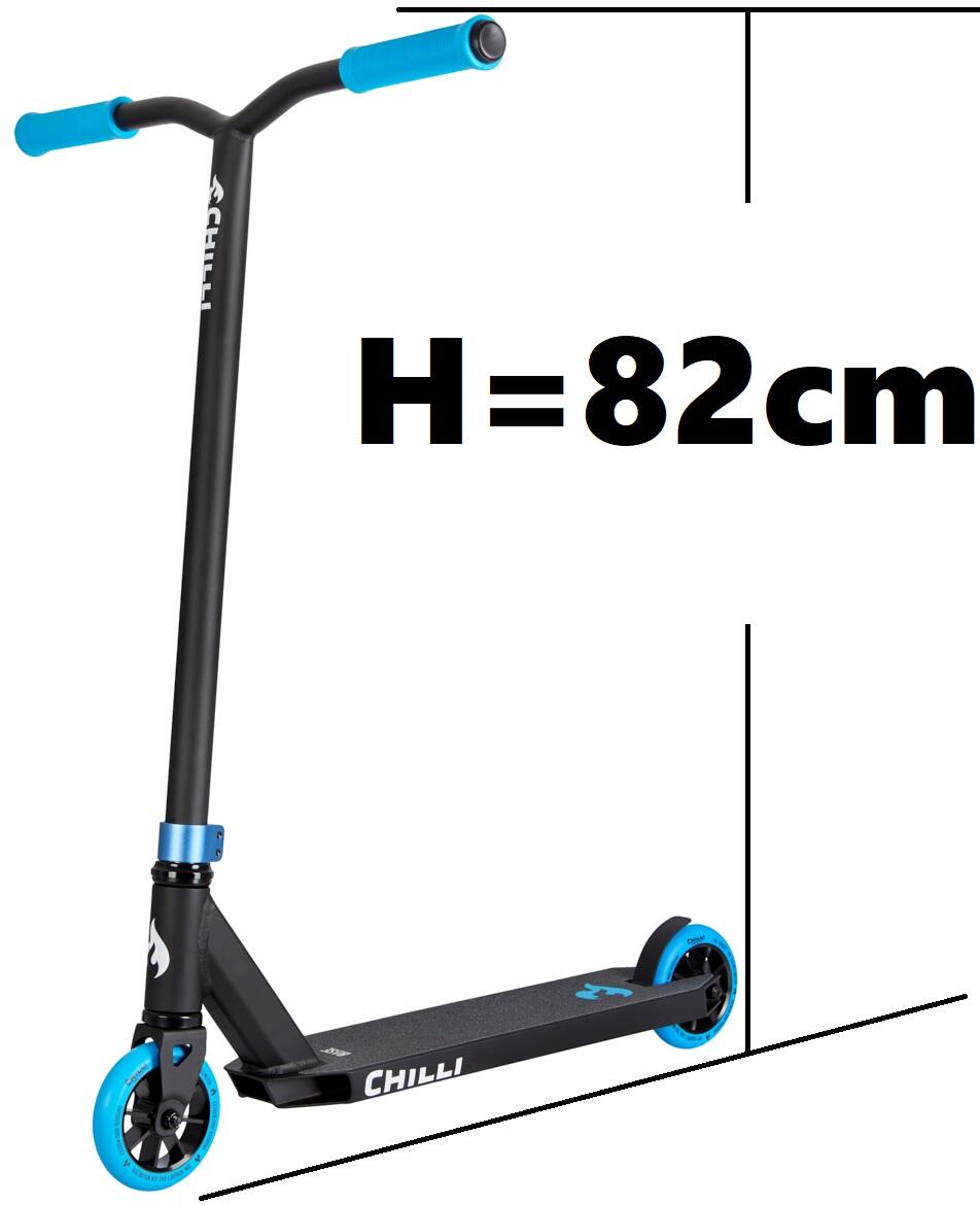 Chilli Pro Base Stunt-scooter H=82cm schwarz / blau 6/6