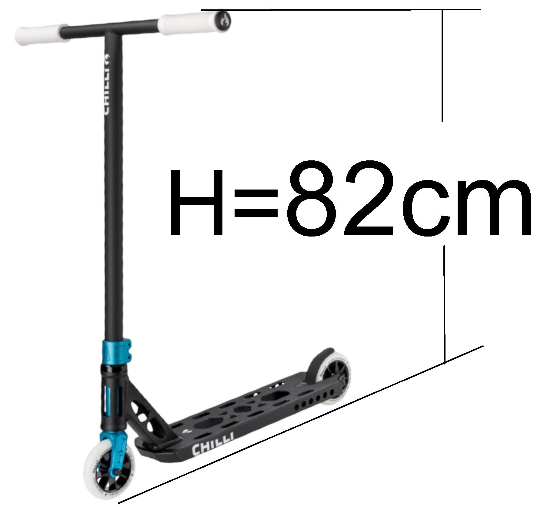 Chilli Pro Scooter Ventus Light M Stunt-Scooter Park H=82cm Schwarz / Türkis 3/7