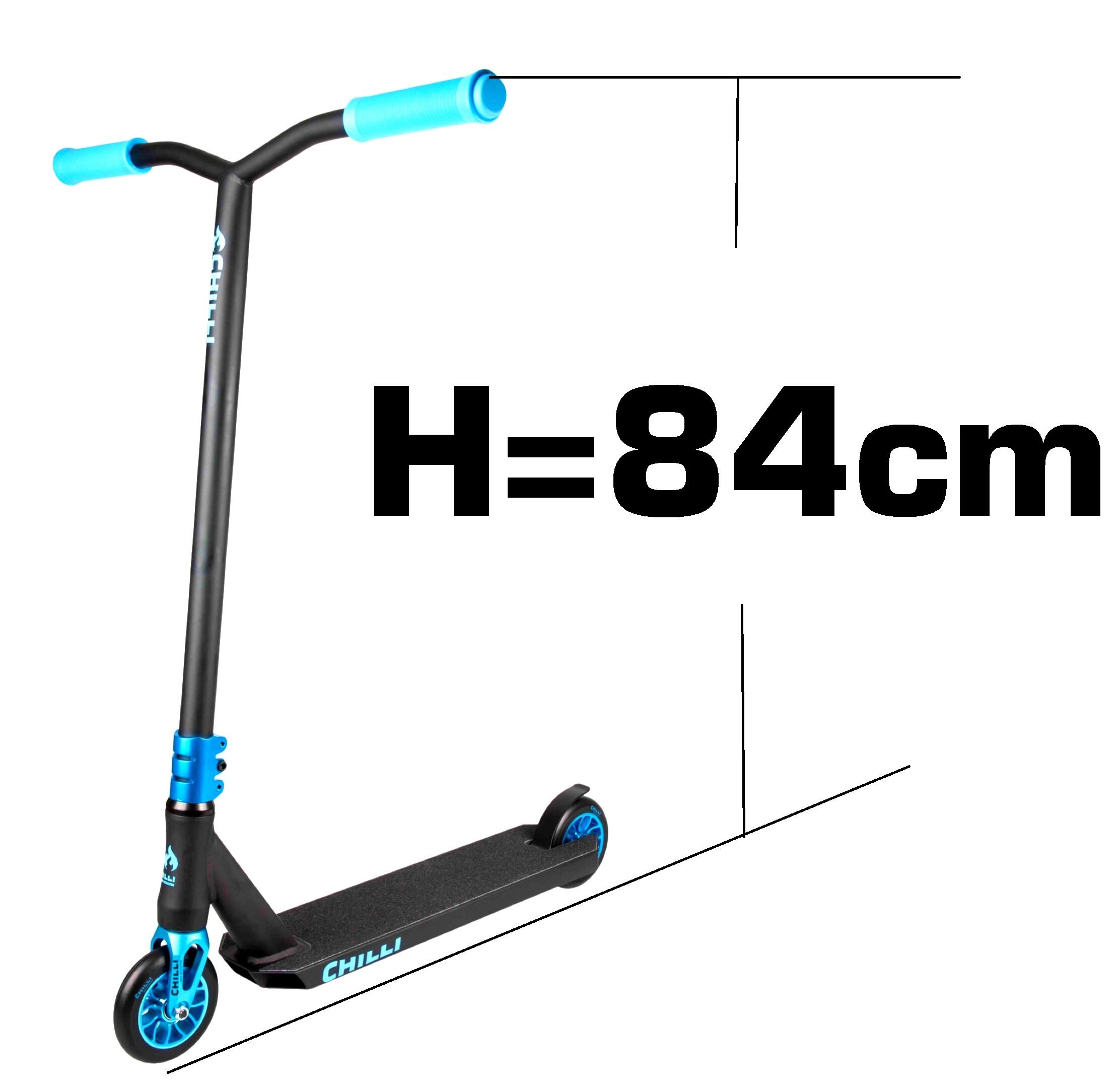 Chilli Pro Reaper Stunt-scooter H=84cm Wave Blau Core Refresher Custom 6/6