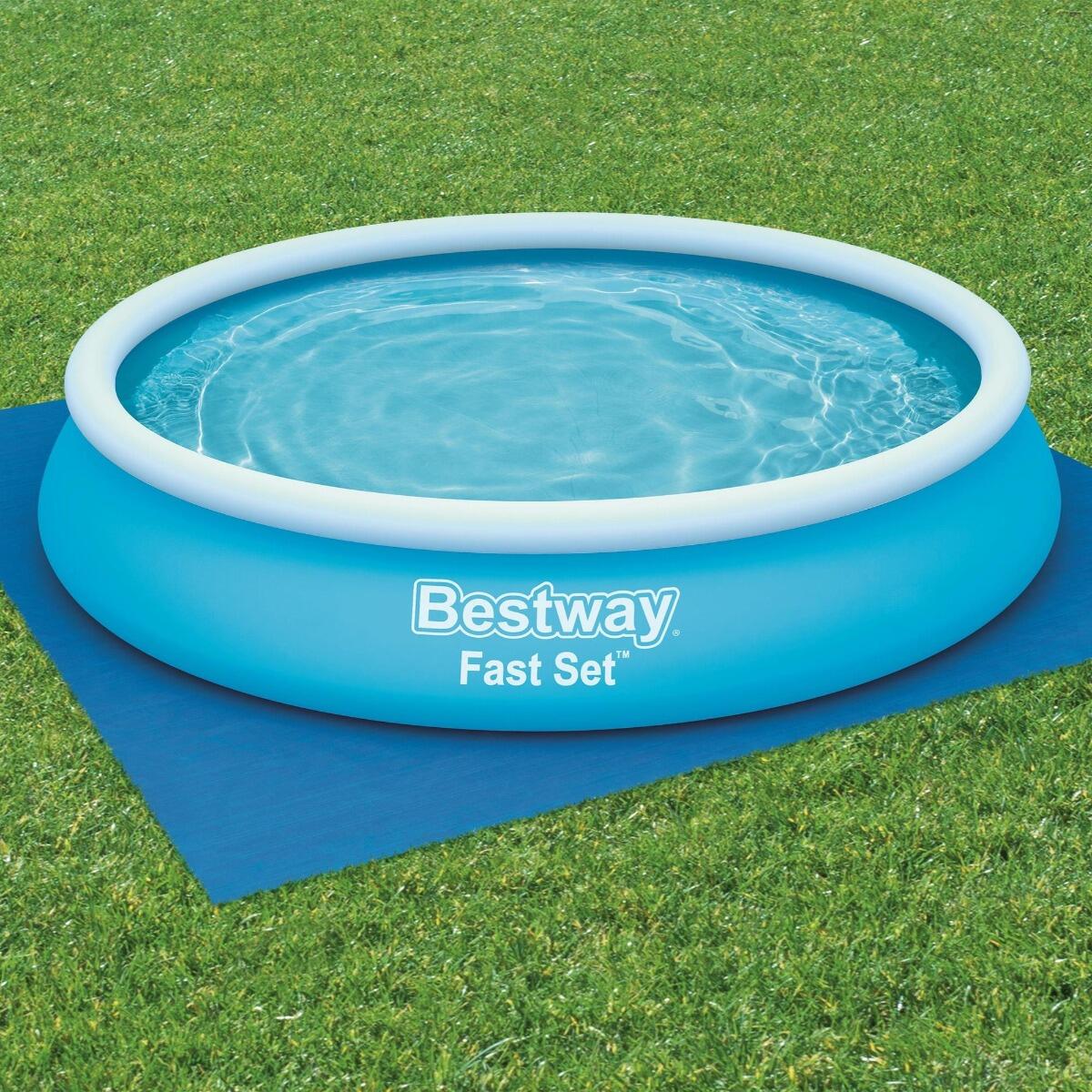 Bestway Ground Protector Cloth for Above Ground Pools and Hot Tub Spas 3/6