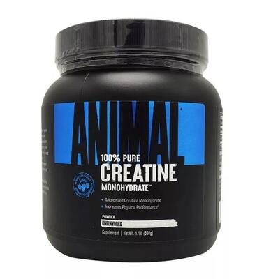 Universal nutrition animal creatine powder (500g) unflavoured - creatine