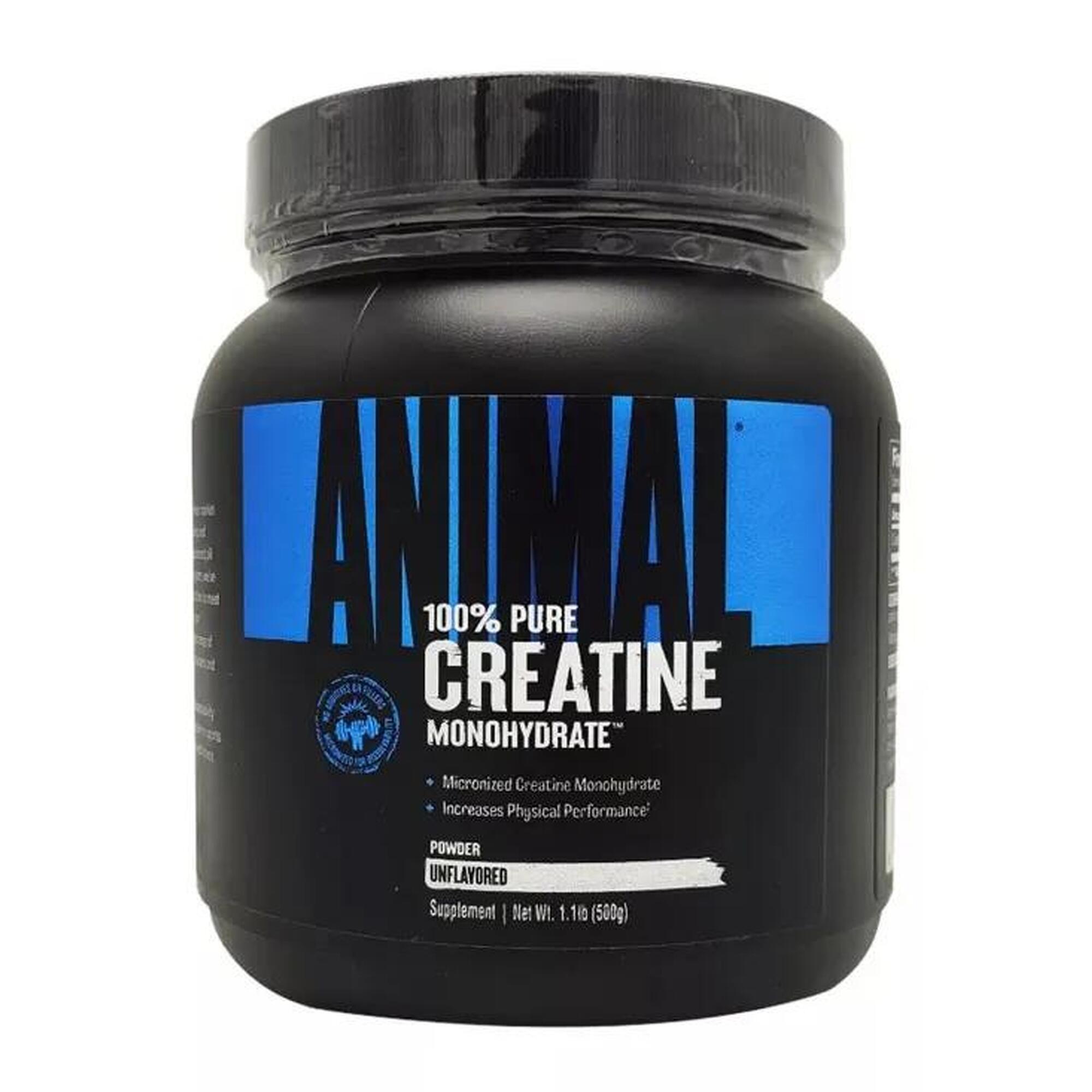 Universal Nutrition - Universal Nutrition Animal Creatine Powder (500g) Unflavoured - Créatine - Créatine - 500 G - Decathlon